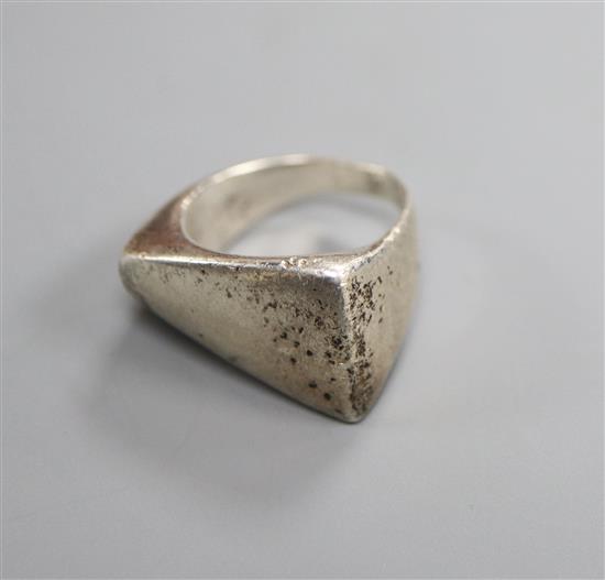 A Georg Jensen 925S dress ring, design no. 141, size G.